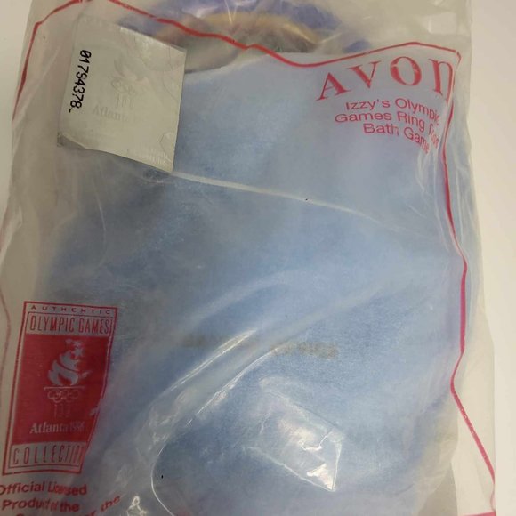 Vintage 1996 Atlanta Olympics Mascot Izzy Ring Toss Bath Game Avon - Picture 2 of 6